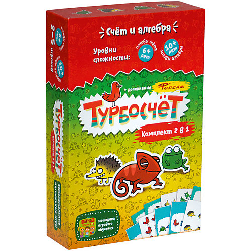 Развивающая игра Банда Умников "Турбокомплект 2 в 1"