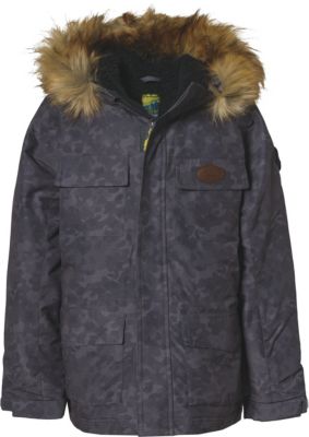Skiparka ANFREDL graphit Gr. 128 Jungen Kinder