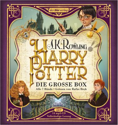 Image of Harry Potter: Die große Box - alle 7 Bände, 14 MP3-CDs Hörbuch