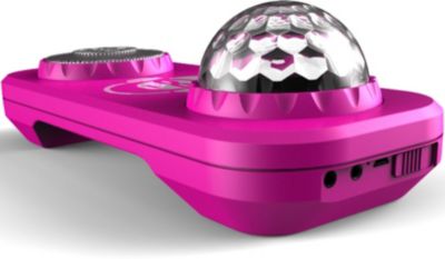 Partybox mit Mixer, Discokugel & Bluetooth XD2 pink 2