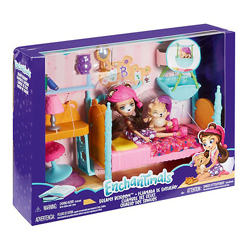 Набор с куклой Enchantimals "Сюжетные наборы" Брен Медведь от Mattel