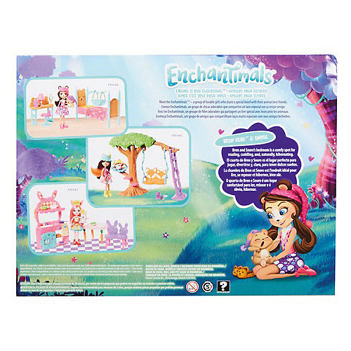 Набор с куклой Enchantimals "Сюжетные наборы" Брен Медведь от Mattel