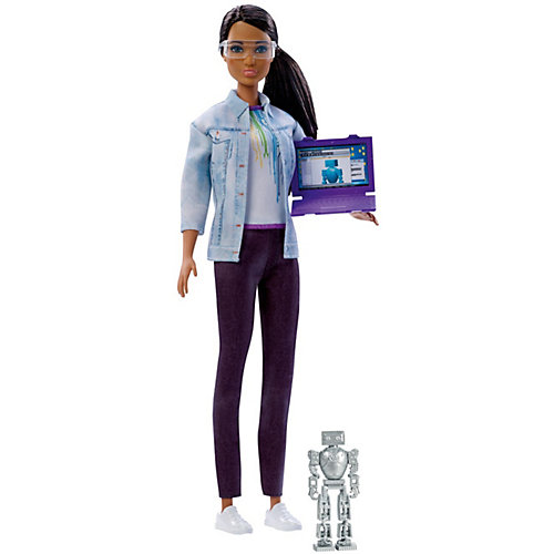 Кукла Barbie "Робототехник" Барби с тёмными волосами от Mattel