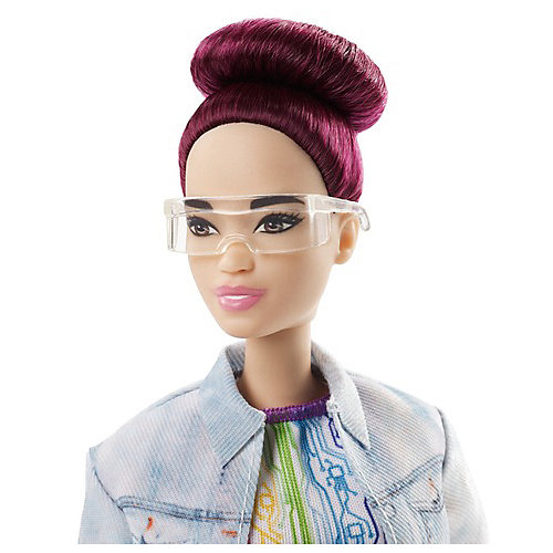 Кукла Barbie "Робототехник" Барби с окрашенными волосами от Mattel
