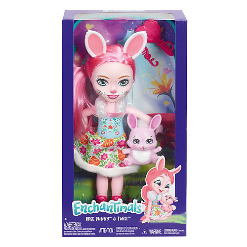 Большая кукла Enchantimals Бри Банни и Твист, 31 см от Mattel