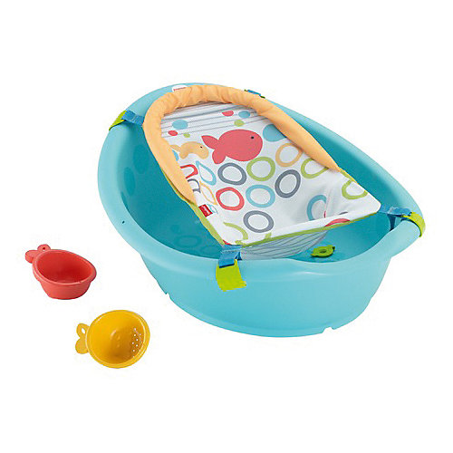 Детская ванночка Fisher Price "Купаемся и растем" от Mattel