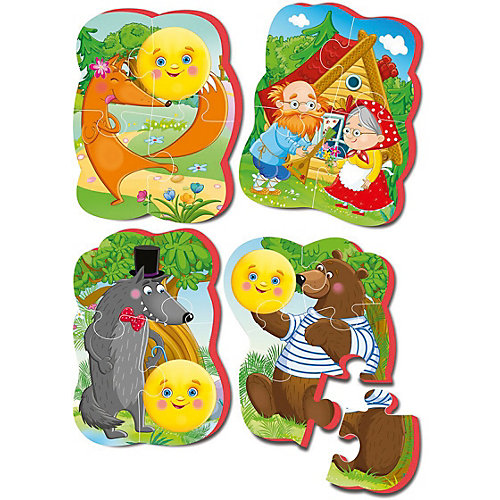 Мягкие пазлы Vladi Toys "Baby puzzle" Сказки Колобок от Vladi Toys