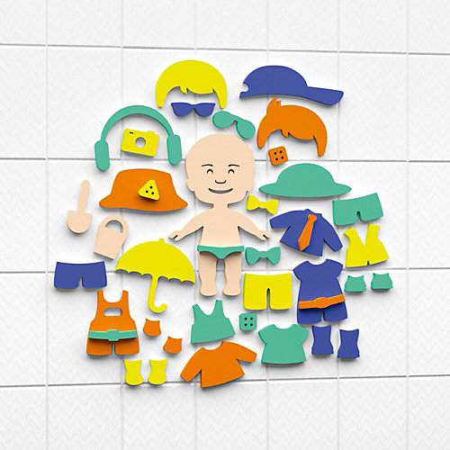 Набор для купания El`Basco Toys "Аква Одевашка Мальчик" от El`Basco Toys