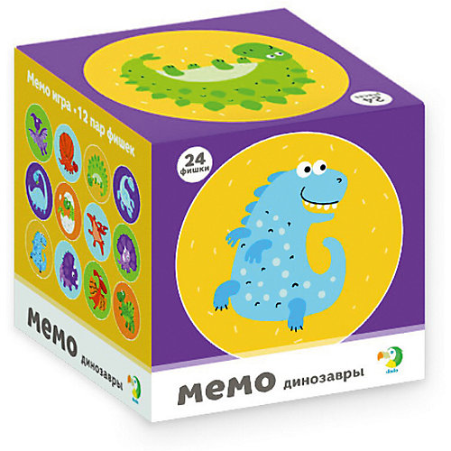 Настольная игра-мемо Dodo "Динозаврики", 24 фишки от Dodo