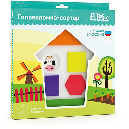 Головоломка-сортер El`Basco Toys "Домик" от El`Basco Toys