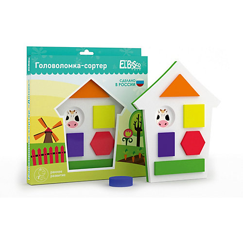 Головоломка-сортер El`Basco Toys "Домик" от El`Basco Toys