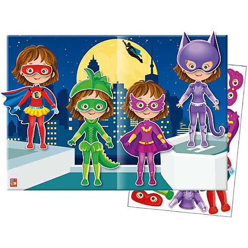 Набор с мягкими наклейками Vladi Toys "Супер девочка" от Vladi Toys