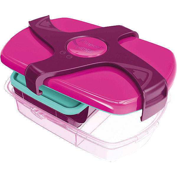 Brotdose PICNIK mit Einteilung Kids Concept pink, inkl. separater Box