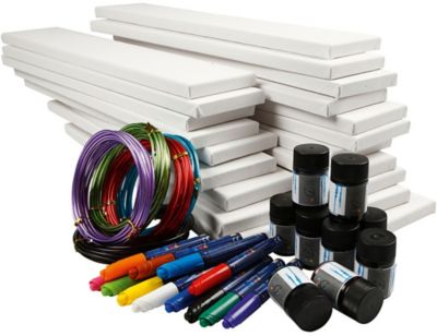 Malset Lange Aquarellbilder, 20 St�ck