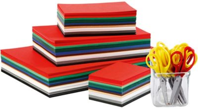 Weihnachtskarten und Scheren - Sortiment, A3+A4+A5+A6, 180 g, Sortierte F