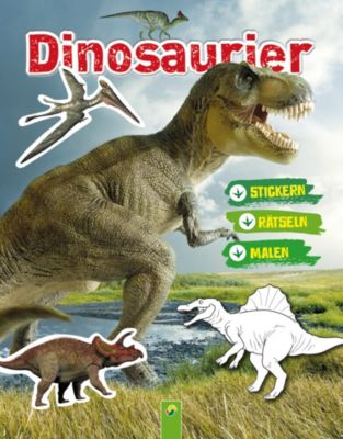 Buch - Dinosaurier, Malbuch