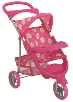 Коляска трехколесная для кукол Buggy Boom Nadin трансформер, розовая
