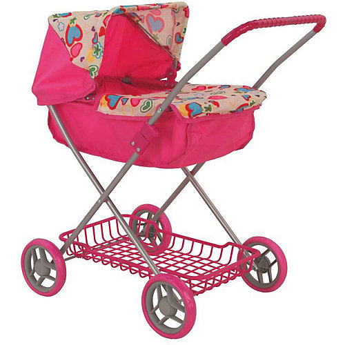 Коляска для кукол Buggy Boom Mixy классическая, бежево-розовая от Buggy Boom