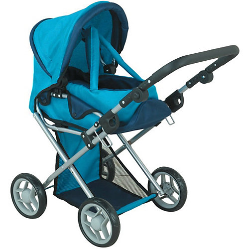 Коляска для кукол Buggy Boom Infinia трансформер, синяя от Buggy Boom