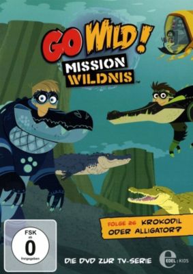 DVD Go Wild! Mission Wildnis 26 - Krokodil oder Alligator? Hörbuch