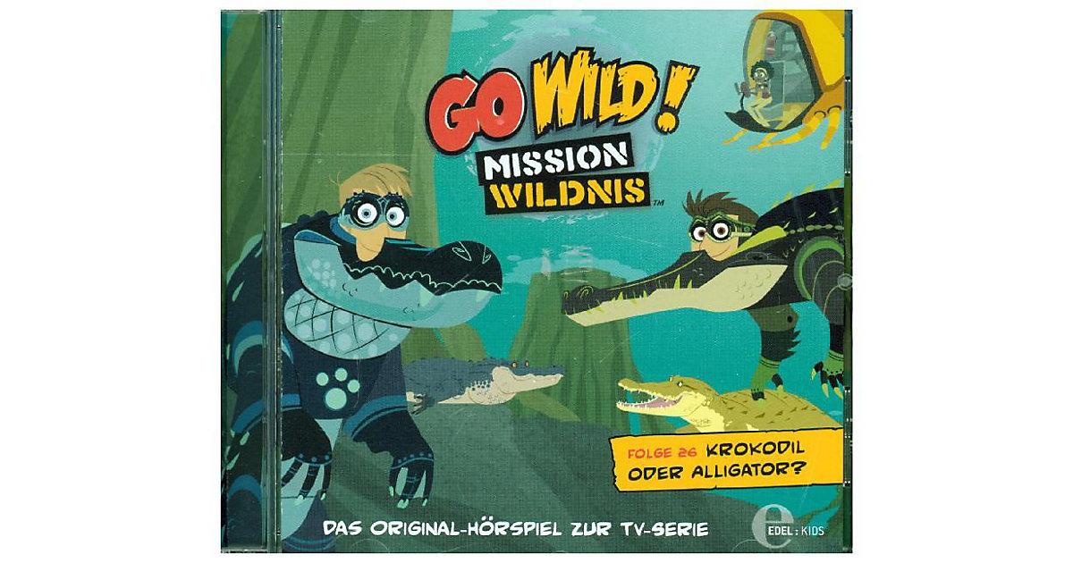 CD Go Wild! Mission Wildnis 26 - Krokodil oder Alligator? Hörbuch