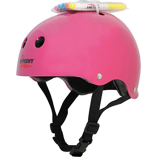 Защитный шлем Wipeout Neon Pink с фломастерами - розовый от Wipeout