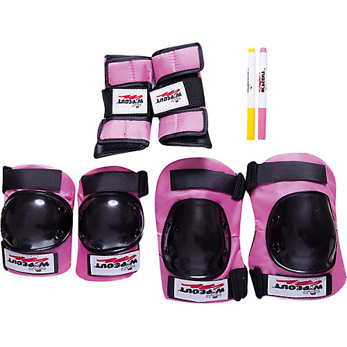Комплект защиты Wipeout Pink с фломастерами, розовый - розовый от Wipeout