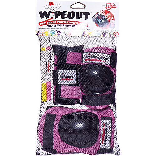 Комплект защиты Wipeout Pink с фломастерами, розовый - розовый от Wipeout