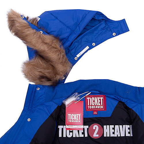 Пуховик Ticket To Heaven - синий от TICKET TO HEAVEN