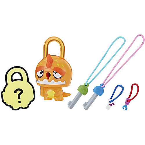 Замочки с секретом Lock Stars, Оранжевый динозавр от Hasbro