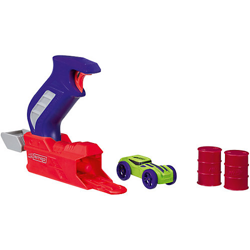 Пусковое устройство Nerf Нитро, зелёная машинка от Hasbro