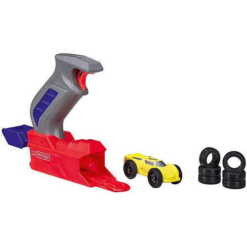 Пусковое устройство Nerf Нитро, жёлтая машинка от Hasbro