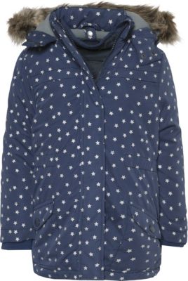 Wintermantel 3-in-1 dunkelblau Gr. 116 M�dchen Kinder