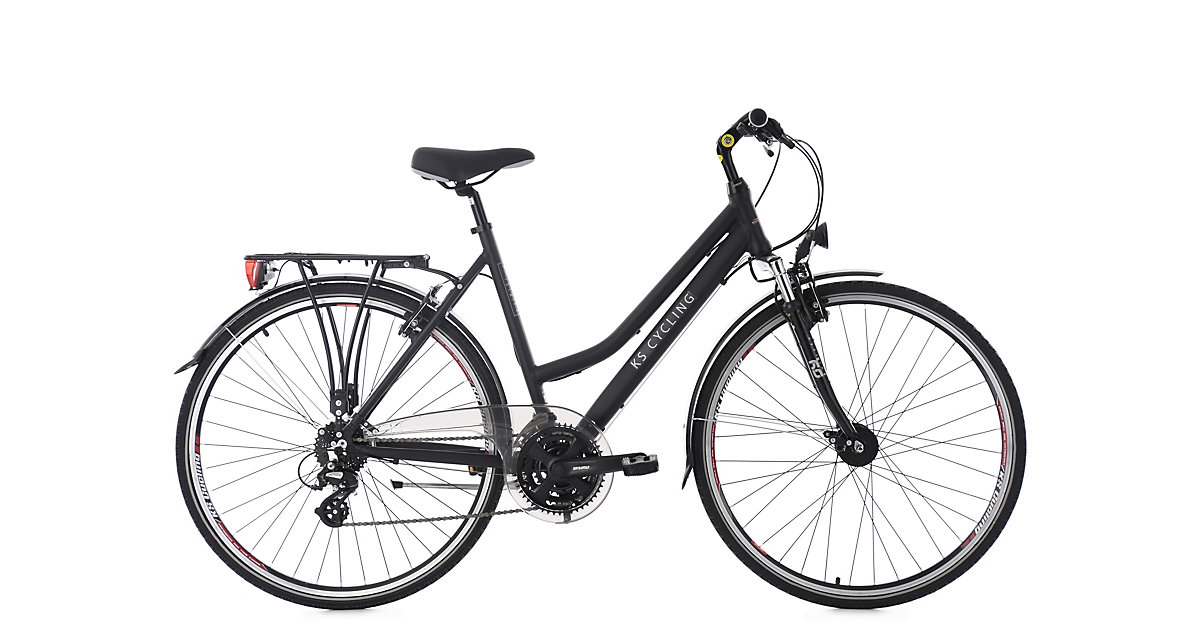 KS Cycling · Trekkingrad Damen 28´´ Norfolk schwarz Alu-Rahmen Flachlenker KS Cycling KS Cycling · Trekkingrad Damen 28´´ Norfolk schwarz Alu-Rahmen Flachlenker KS Cycling