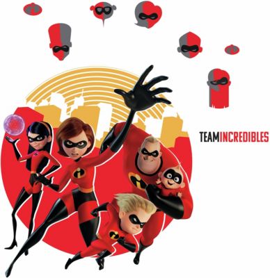 Wandsticker Disney Incredibles2 mehrfarbig