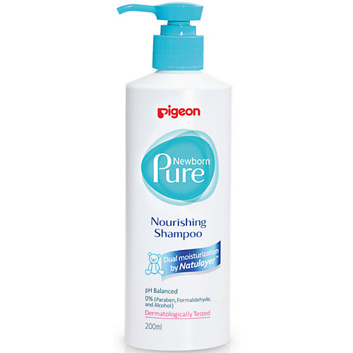 Шампунь питательный Pigeon Newborn Pure Nourishing Shampoo, с 0 мес., 200 мл. от Pigeon