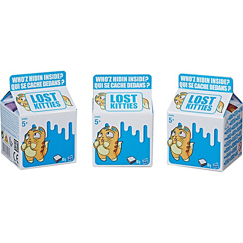 Набор коллекционных фигурок Lost Kitties 3 котика в коробочках от Hasbro