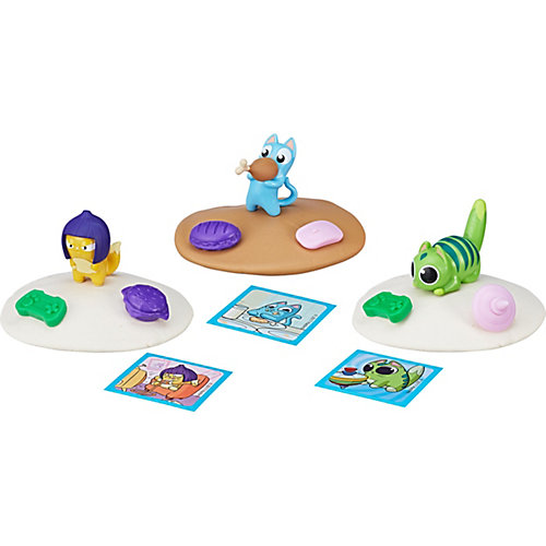 Набор коллекционных фигурок Lost Kitties 3 котика в коробочках от Hasbro