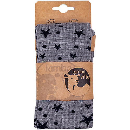 Колготки Lamba villo Merino - сине-серый от Lamba villo