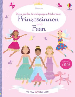 Image of Buch - Mein großes Anziehpuppen-Stickerbuch: Prinzessinnen und Feen