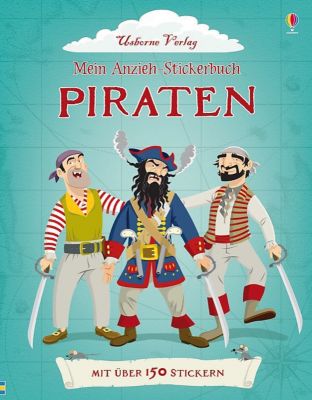 Buch - Mein Anzieh-Stickerbuch: Piraten