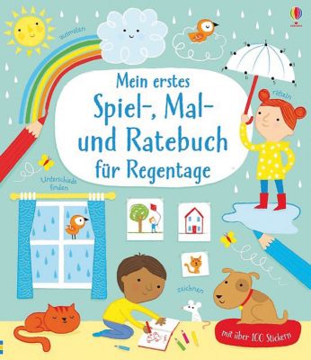 Buch - Mein erstes Spiel-, Mal- und Ratebuch Regentage Kinder