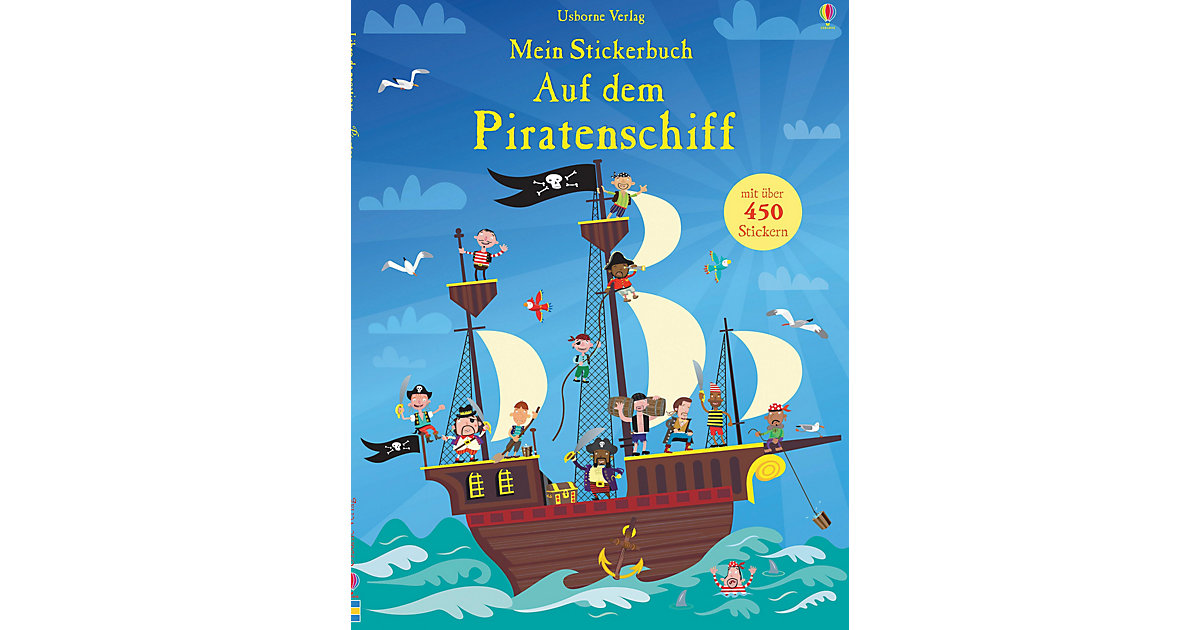 Buch - Mein Stickerbuch: Auf dem Piratenschiff