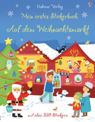 Image of Buch - Mein erstes Stickerbuch: Auf dem Weihnachtsmarkt