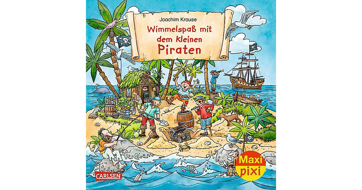 Spielzeug: Carlsen Verlag Buch - Maxi Pixi 283: Wimmelspaß mit dem kleinen Piraten