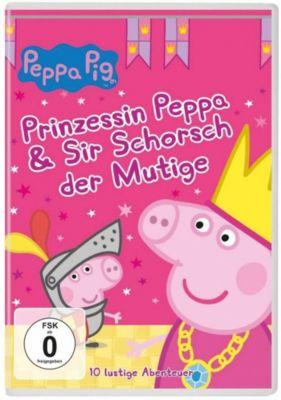 Dvd Peppa Pig Prinzessin Peppa Sir Schorsch Der Mutige Peppa Pig Mytoys