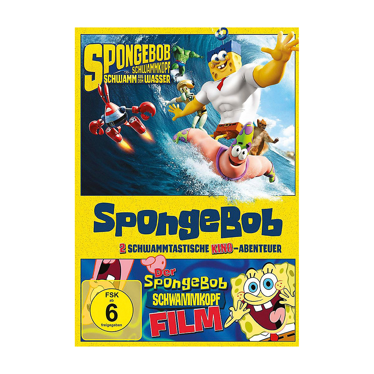 DVD SpongeBob Schwammkopf Der Film & Schwamm aus dem Wasser (2 DVDs)