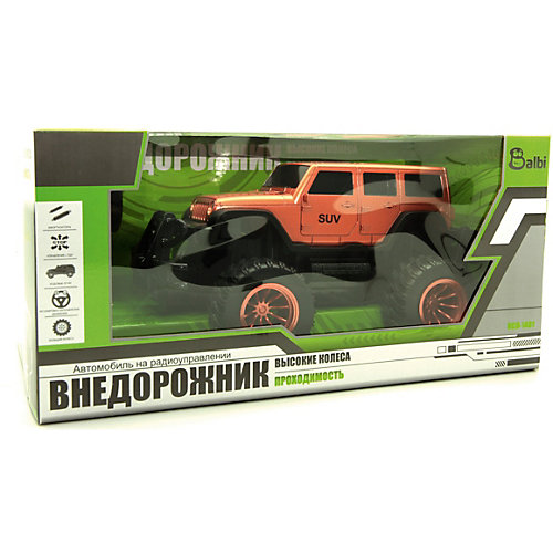 Машина на радиоуправлении Balbi "Внедерожник" 1:14, вишневый металлик от Balbi