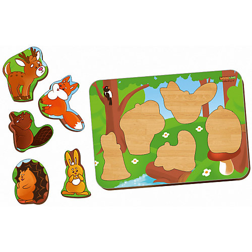 Рамка-вкладыш Woodland "Лесные животные" от Woodland