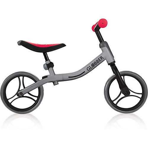 Беговел Globber Go Bike, серо-красный - красный/серебряный от Globber